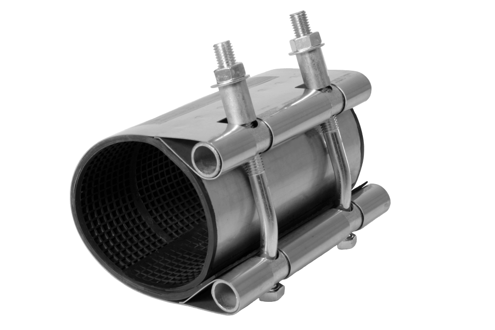 Муфта свертная из нержавеющей стали (хомут ремонтный) IDRA CC L200 DN125 (126-138)